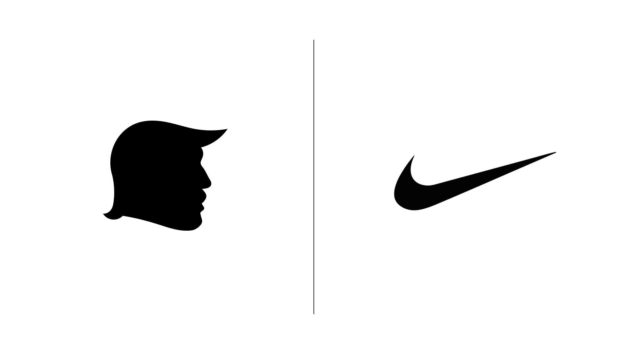 Logo Trump vs Nike